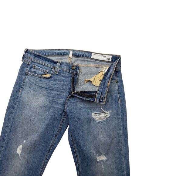 rag & bone Distressed Skinny Jeans Atwater Wash
- Picture 3 of 15